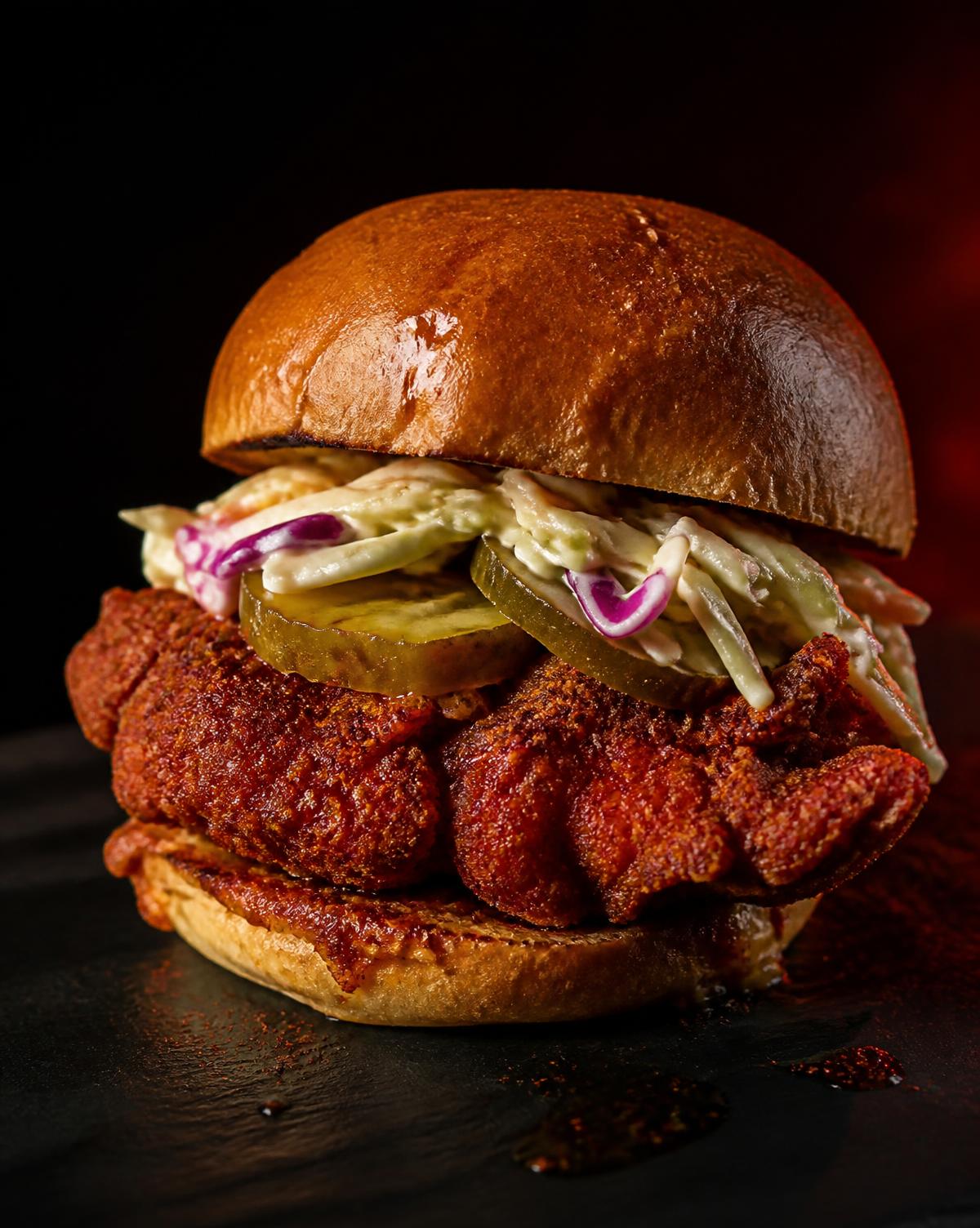 Nashville hot chicken sandwich